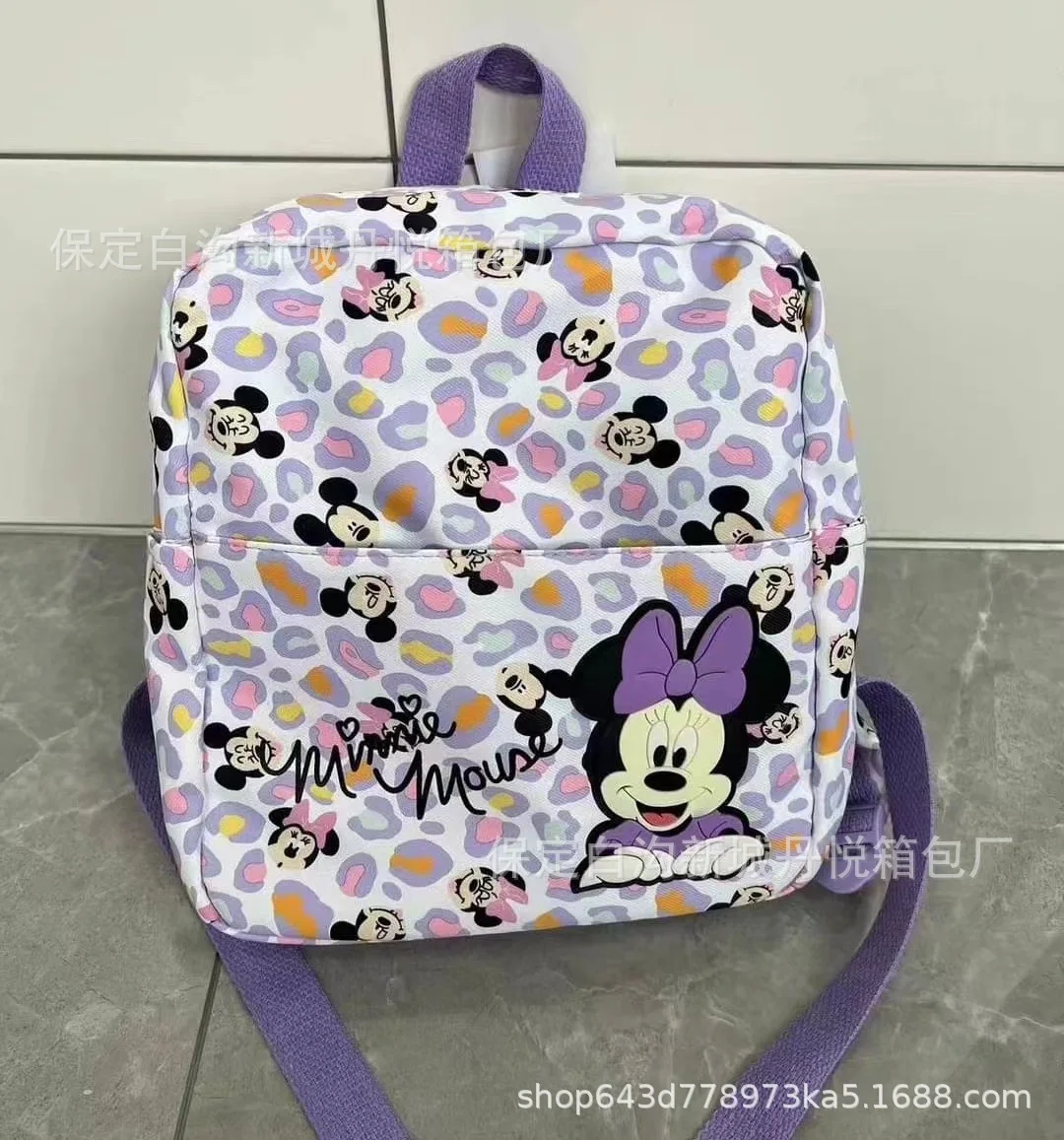 Disney Cartoon Rugzak Voor Vrouwen Mickey Mouse Minnie Patroon Studenten Schooltassen Grote Capaciteit Rugzak Meisjes Draagtassen