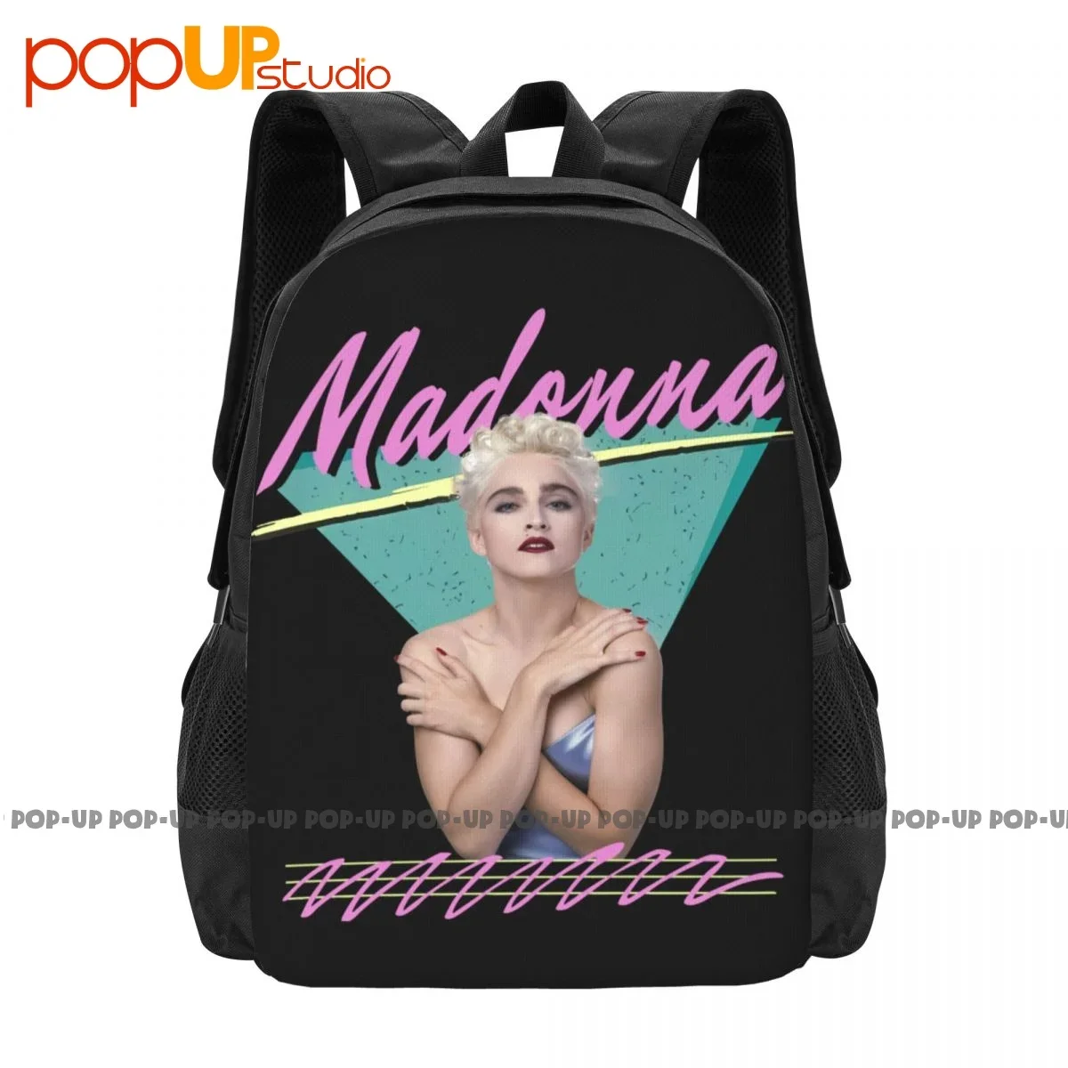 Madonna True Blue Era 1986 Backpack Large Capacity Vintage Beach Bag Shopping Bag Outdoor Running