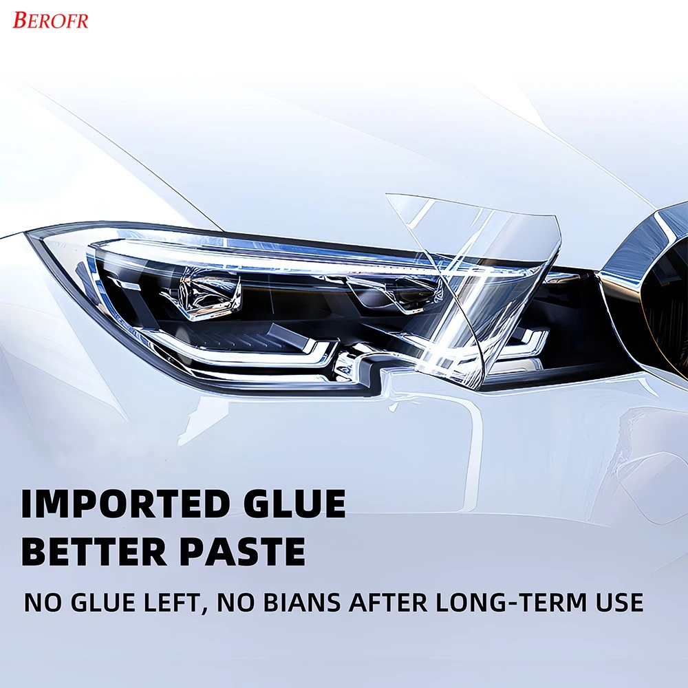 2 Pcs For  Range Rover Sport L494 2014-Present Car Headlight Tint Black Protective Film Transparent TPU Sticker Accessories
