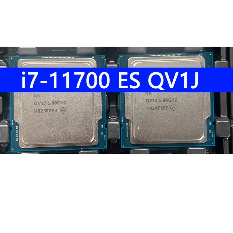 

i7-11700 ES QV1J процессор 8 ядер 16 потоков 1,8 ГГц 16 МБ 65 Вт 11-го поколения процессор разъем LGA1200 для материнской платы Z490 11700