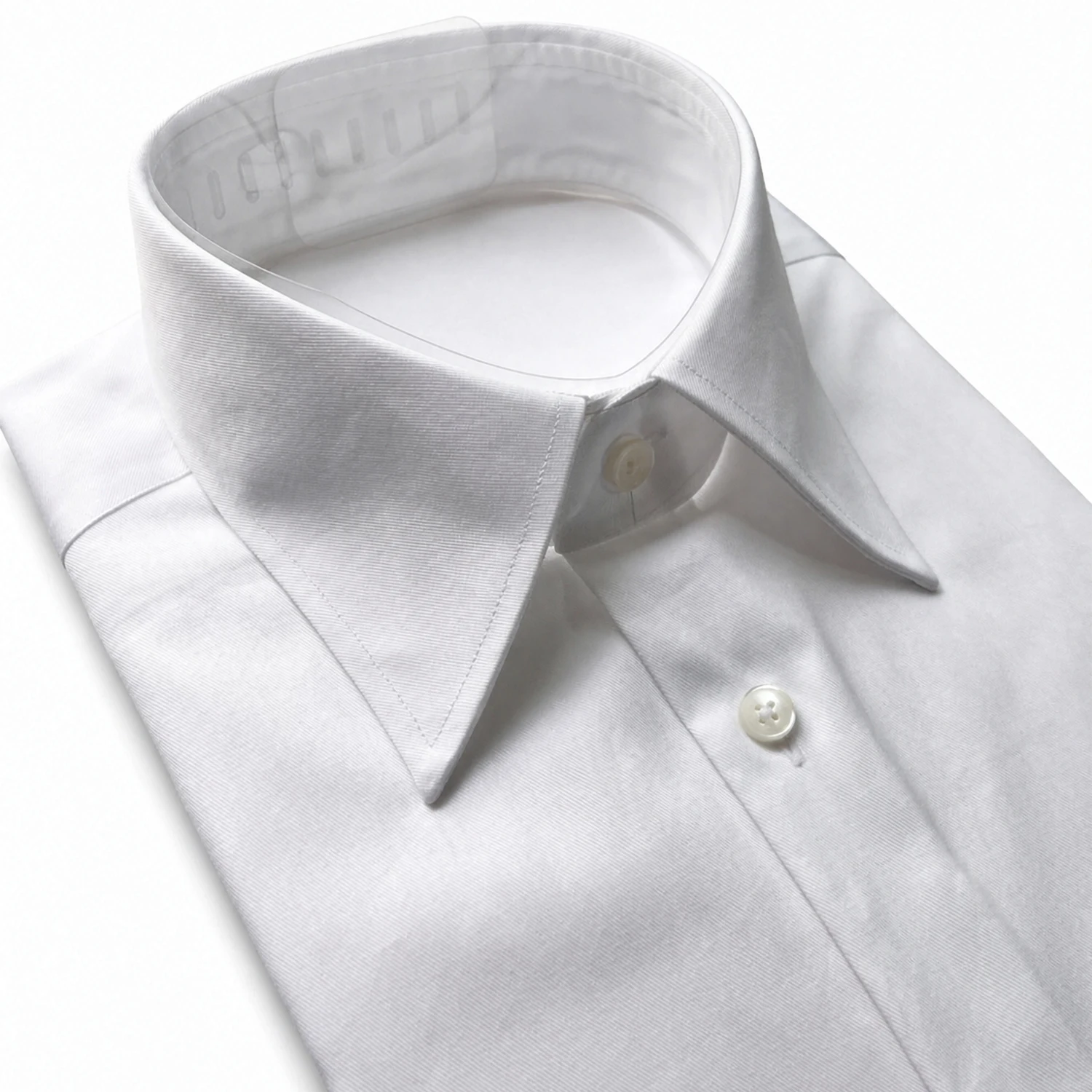 Elegant Mens Shirts Extreme Long Collar Spearpoint Collar Formal Shirts Luxury Designer Clothes Custom Made Dress Shirts For Men