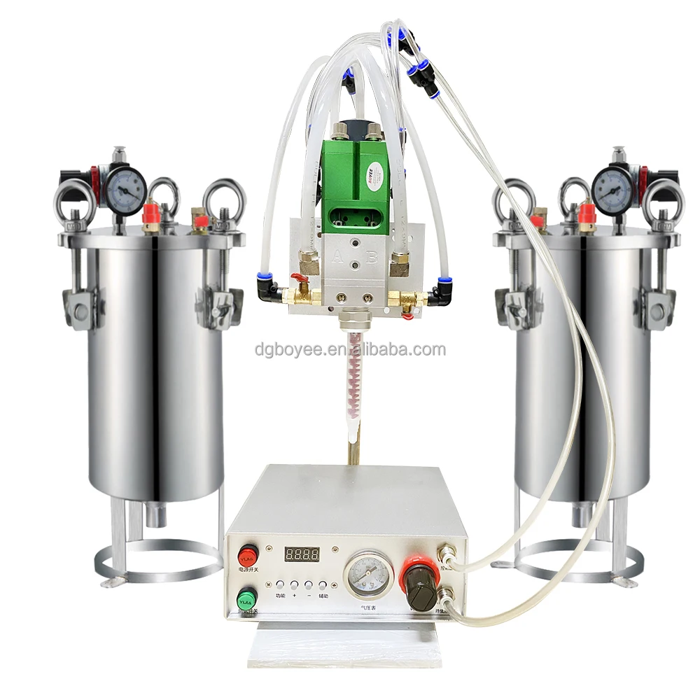 

125a b-1L High Viscosity Polyurethane Silicone Mixing Dispenser High Flow Resin Potting ma chine Filling ma chine 1-100L Customi