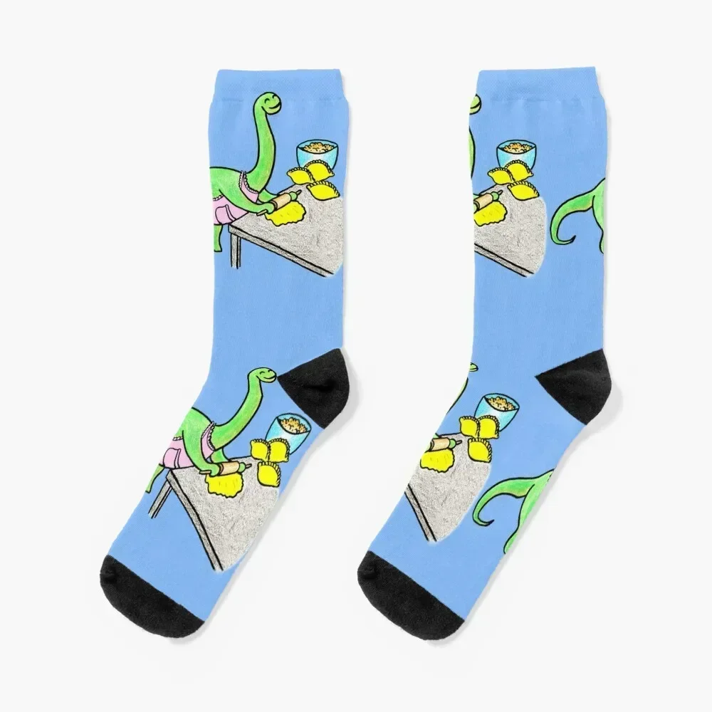 

Argentinosaurus Empanada Giant Dinosaur Argentina Funny Gift Socks hiking luxury cool bright garter Socks Man Women's