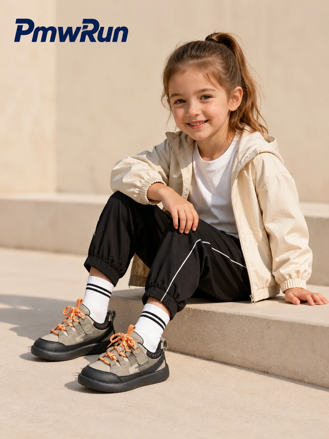 PU-Leder-Sportschuhe für Kinder, trendige, modische Turnschuhe für Jungen und Mädchen, rutschfest, wasserdicht – Detail 4