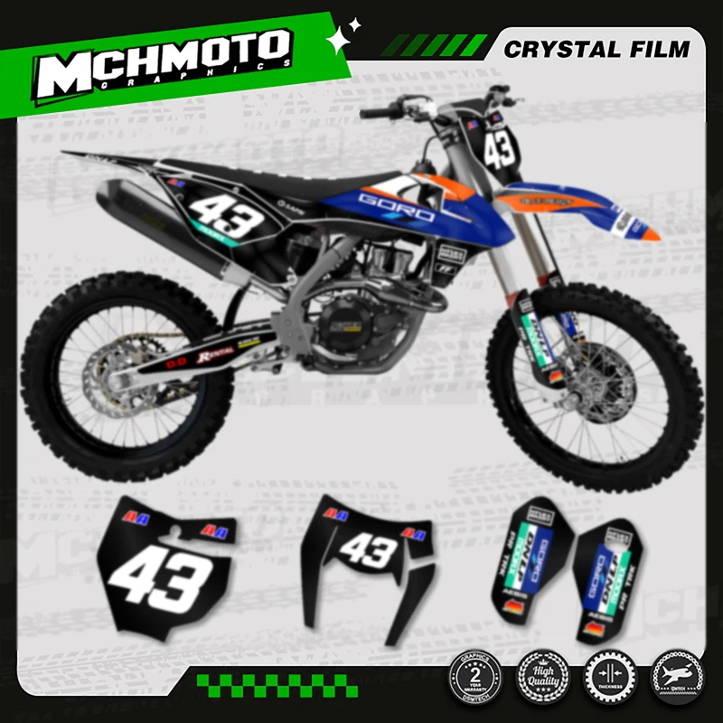 MCHMFG Full Graphics Decal Stickers For KTM SX SXF 2016 2017 2018 EXC EXC-F 2017 2018 2019 125 250 300 350 450 -001