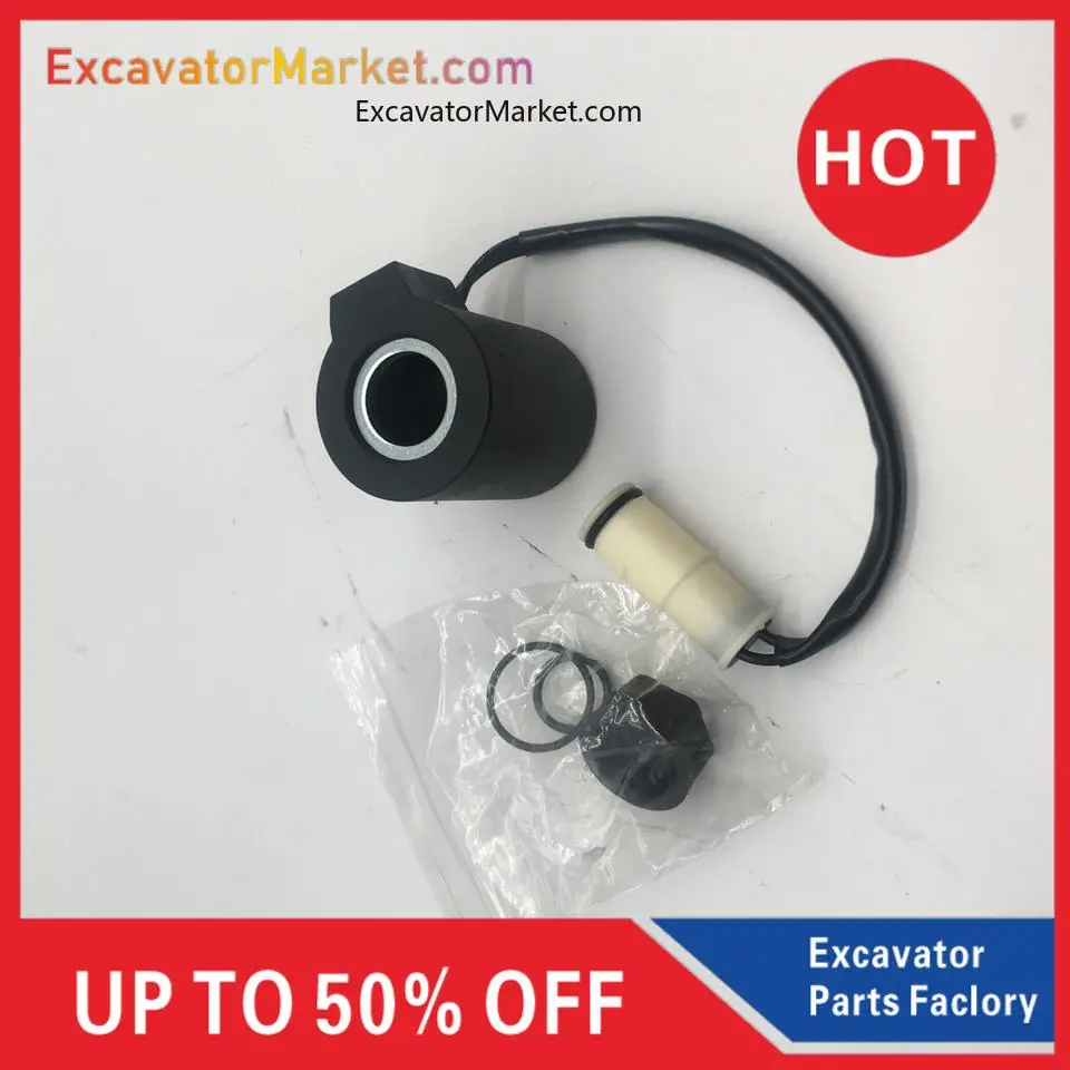 

Excavator Parts Solenoid Coil 14527267 (H:59MM, D:20/21MM) for Volvo Excavator