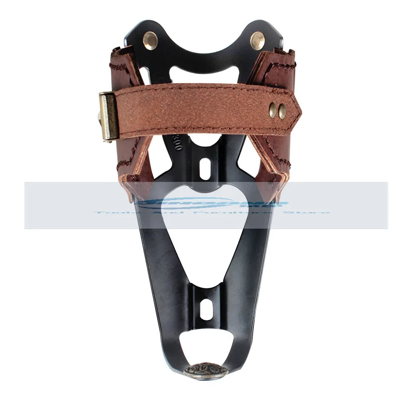 

Motorcycle Water Cup Holder Real Cowhide Material Free Punching Electric Bicycle Water Cup Holder