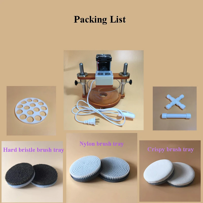 มัลติฟังก์ชั่นอัตโนมัติ Beading Machine เครื่องขัดลูกปัดไฟฟ้า Vajra Bodhi แปรงวอลนัท Padding เครื่อง MQ50