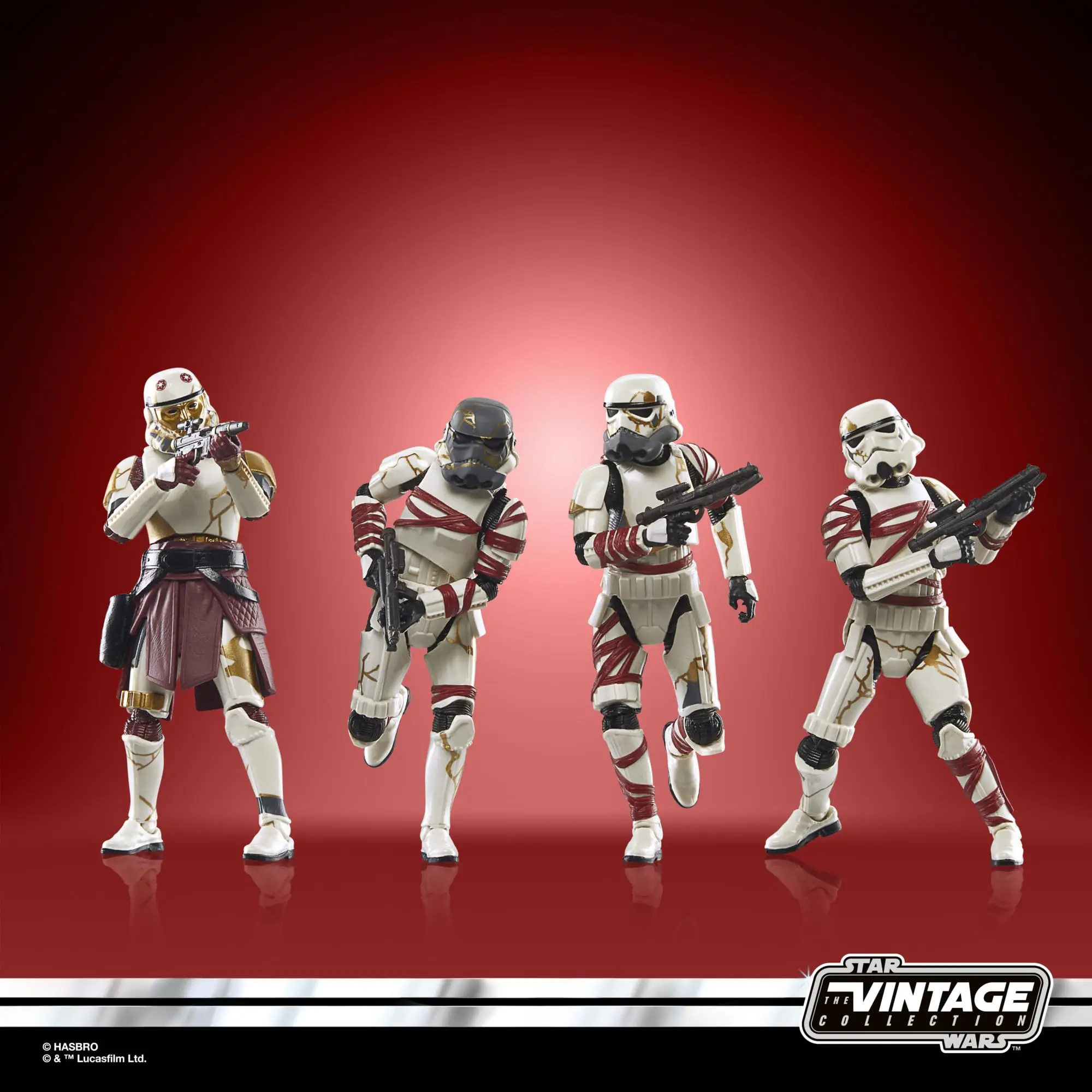 Star Wars The Vintage Collection Captain Enoch & Thrawns Night Troopers, Ahsoka 3.75 Inch Collectible Action Figure 4-Pack