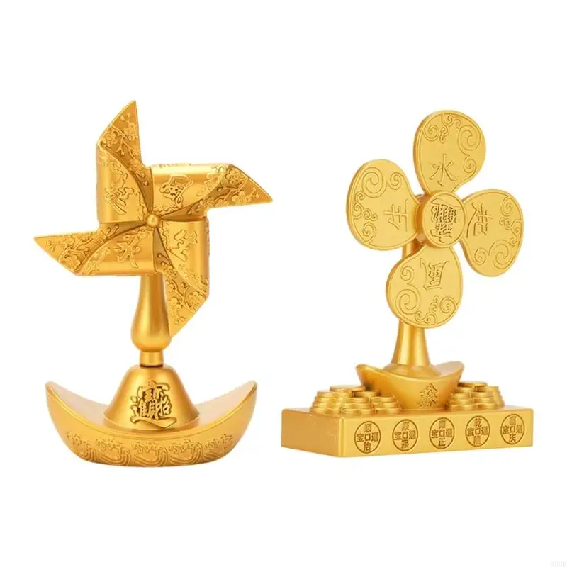 Unique Rotating Windmill Ornament For Interior Decors And Auspiciously Ambiances B03E