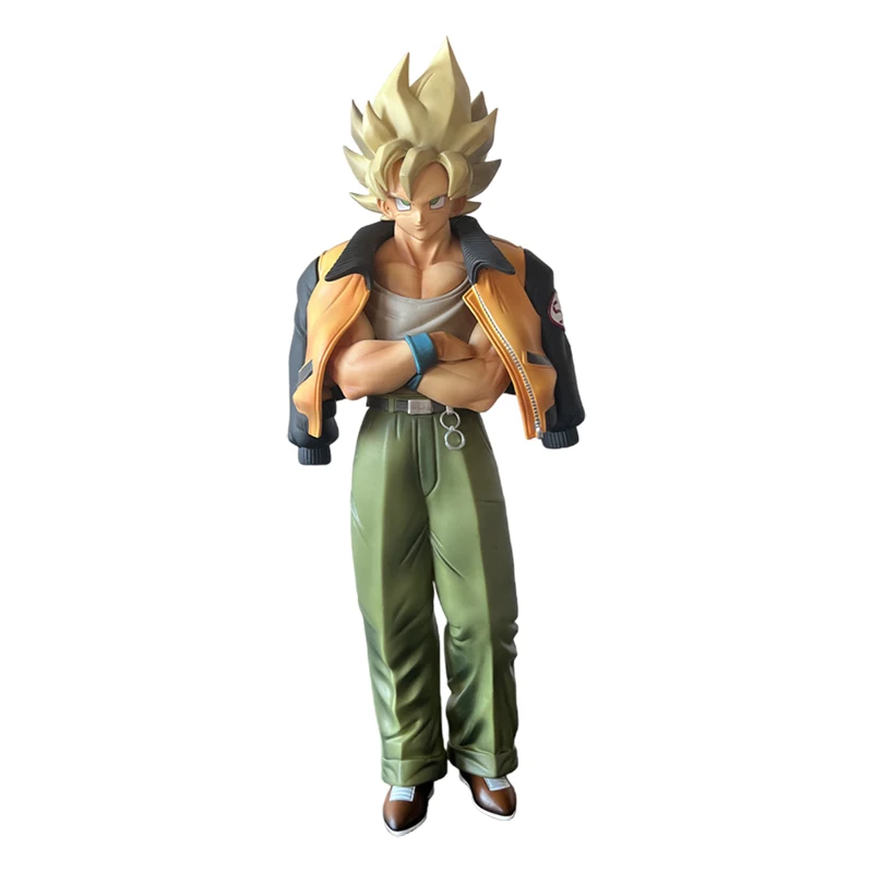 30 سنتيمتر لعبة دراغون بول شخصيات كرتونية لباس غير رسمي سون جوكو الدائمة الموقف عمل الشكل بولي كلوريد الفينيل تمثال جمع نموذج دمية لعبة هدية #6