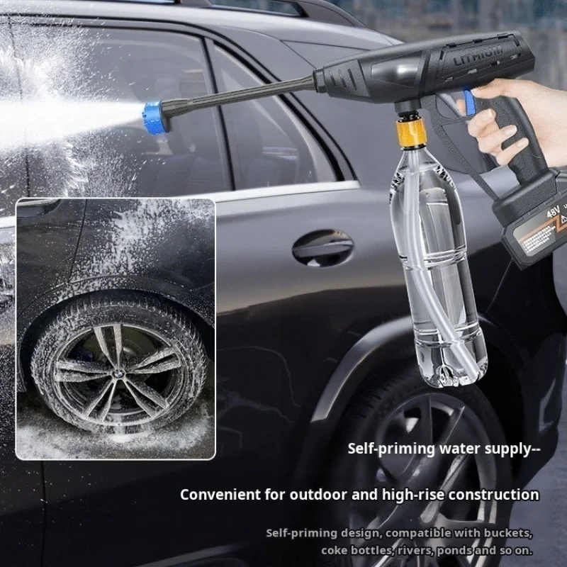 Cordless car washer multi-purpose high-pressure car wash tool set portable car wash gods multi-function garden showering