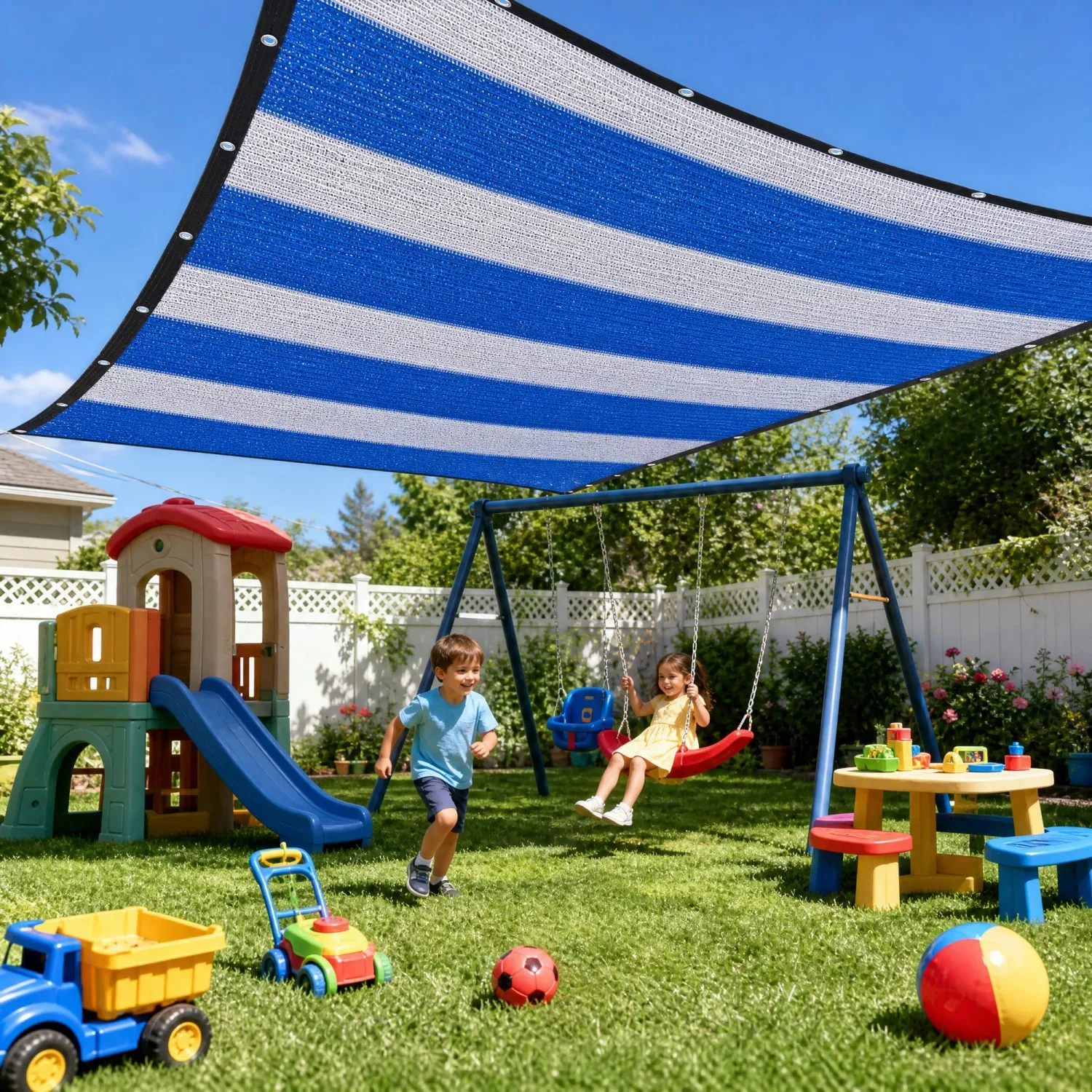 Outdoor Shade Net Sun Block UV Protection Garden Patio Shade Cloth Greenhouse Cover Plant Cooling Sunscreen Tear Resistant
