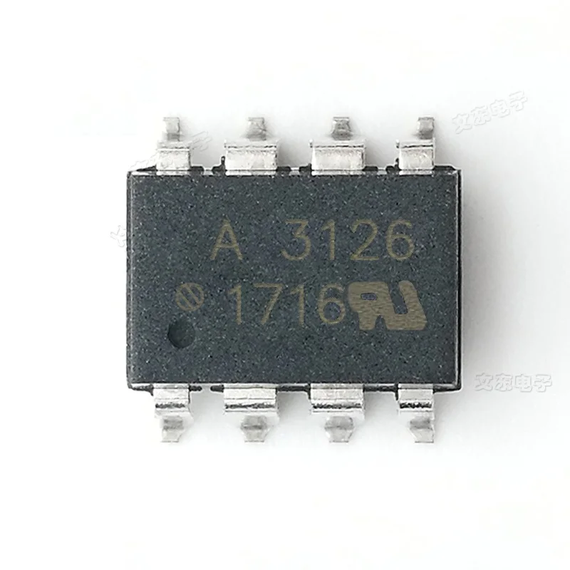10PCS HCPL-3101 A3101 HCPL-3120 A3120 HCPL-3121 A3121 HCPL-3126 A3126 HCPL-3131 A3131 HCPL-3140 A3140 Optocoupler DIP-8 SOP-8
