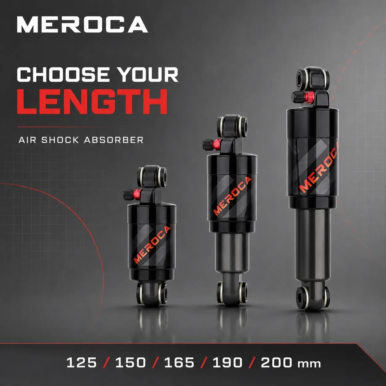 meroca-mtb-rear-air-shock-absorber-125-150-165-190-200mm-adjustable-air-pressure-mountain-bike-bicycle-rear-shock