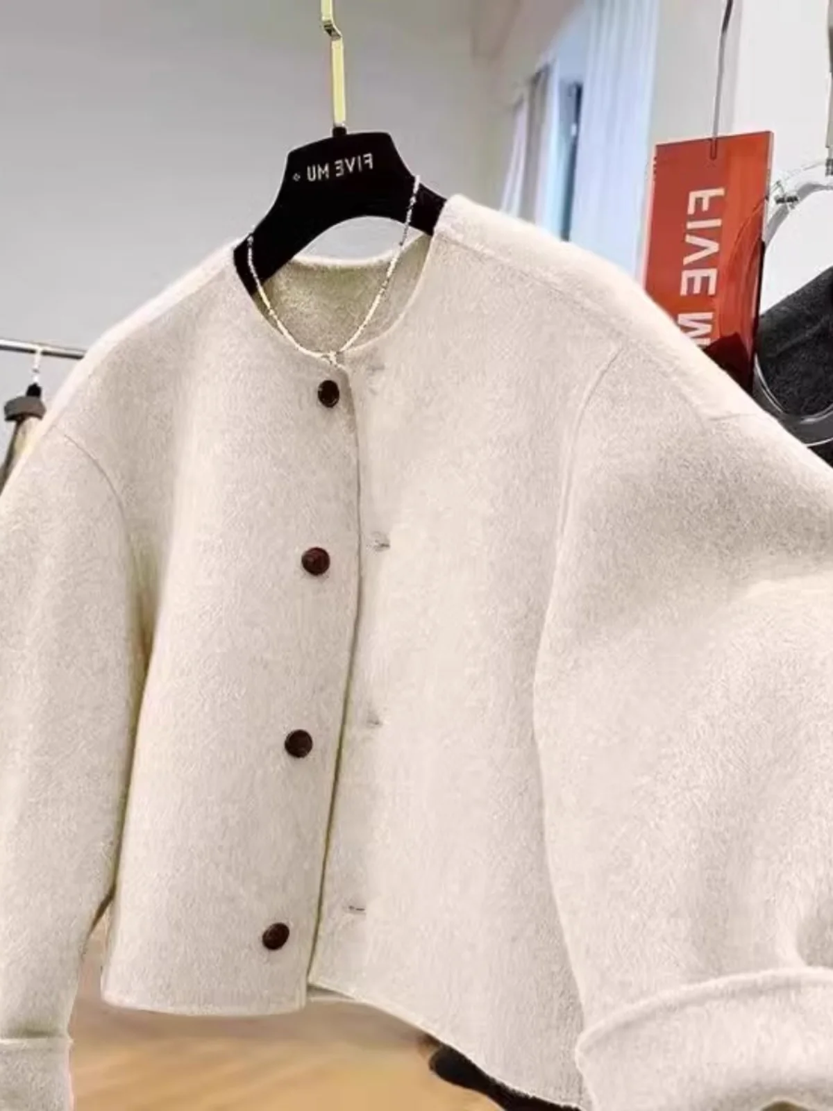   Carbón ey Camere Jaet ort Thiened Ropa de abrigo para mujer Top cálido para Otoño Invierno Faion Versátil Ajuste suelto