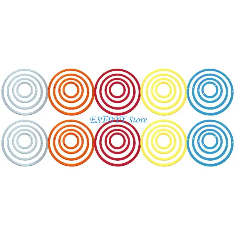 G6DE 2Set Darting Practice Circle Rings Improve Accuracy Dartboard Accessories Enduring