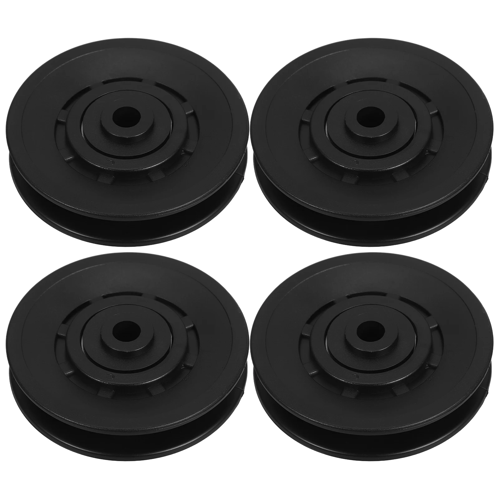 

4 Pcs Universal Nylon Pulley Sheath for Gym Equipment Durable Anti-impact Fitness Accessories Long Lasting Use pulley wheels gym
