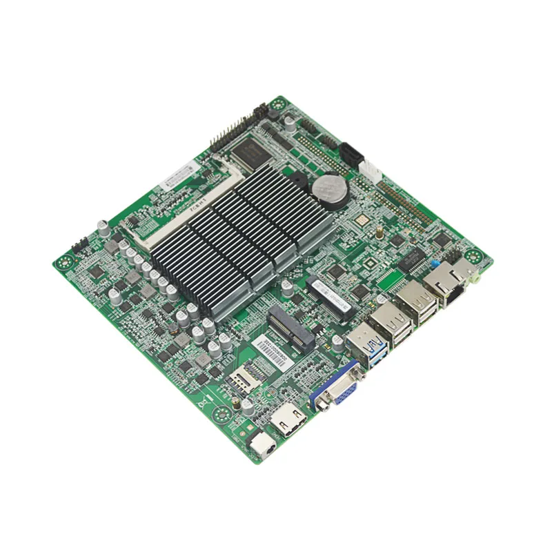 J1900 Onboard CPU New Desktop Motherboard DDR3 SATA Single Channel Integrated Graphics VGA for LVDS