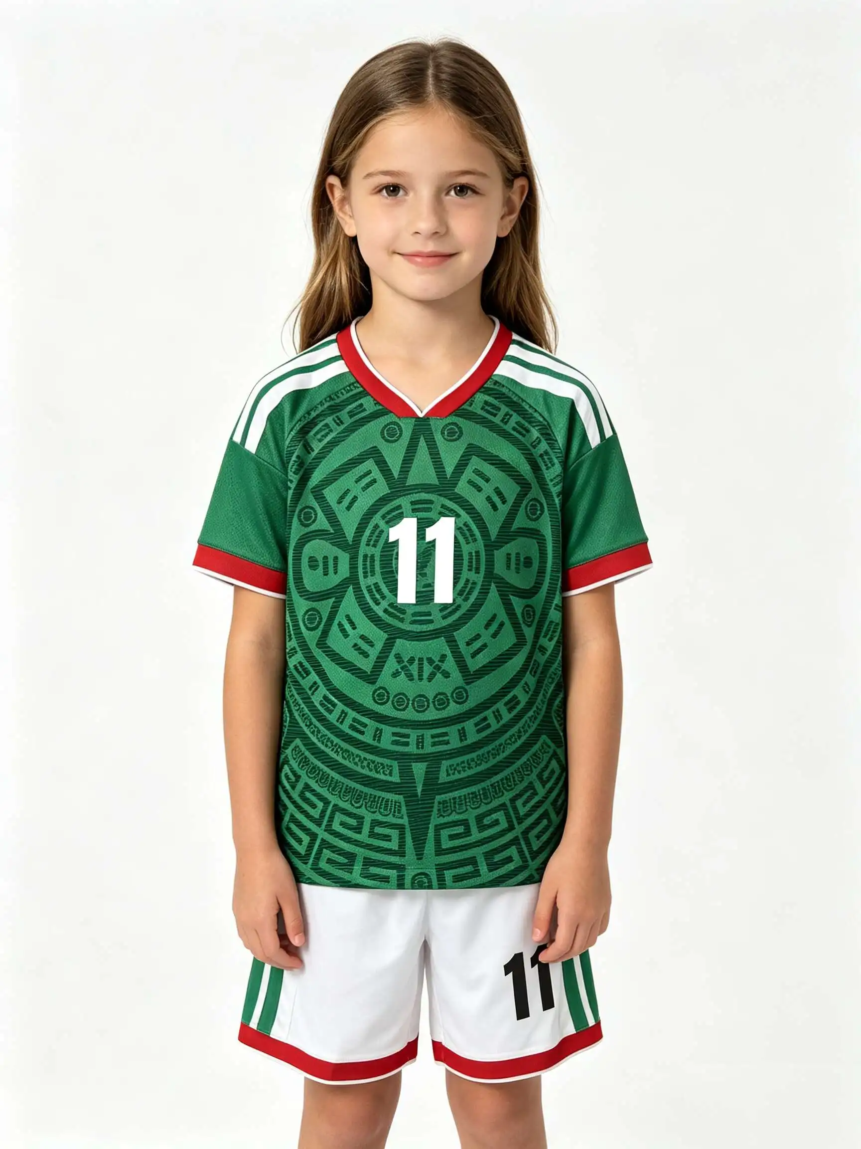 style Unisex Blank Soccer 2‑Piece Set, Kids Adults Parent‑Child Kit, Custom No.1 7 8 9 10 for School Outdoor Team Sports