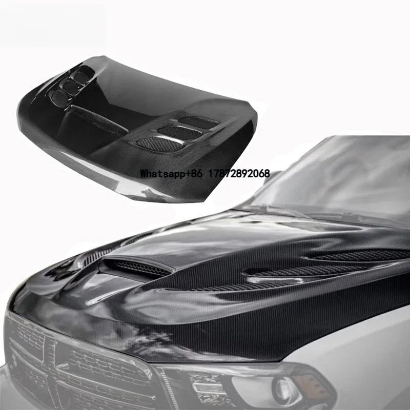 

For Dodge Durango 2011-2022SRT Durango Open Hole High Quality Carbon Fiber Engine Hood Body Kit