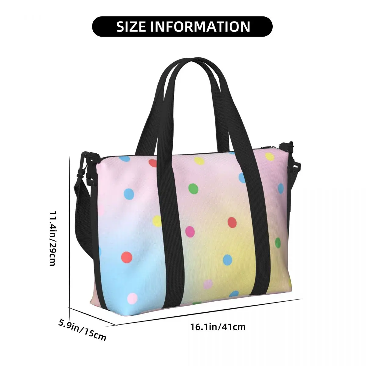 Рисунок 3 - Красочная дорожная сумка в горошек