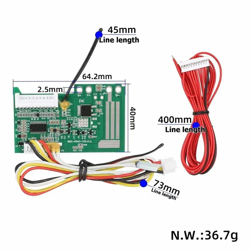 DTB7 BMS Battery Protection Board 36V Lithium for Ninebot F20 F25 F30 F40 Electric Scooters Battery Management Circuit Module