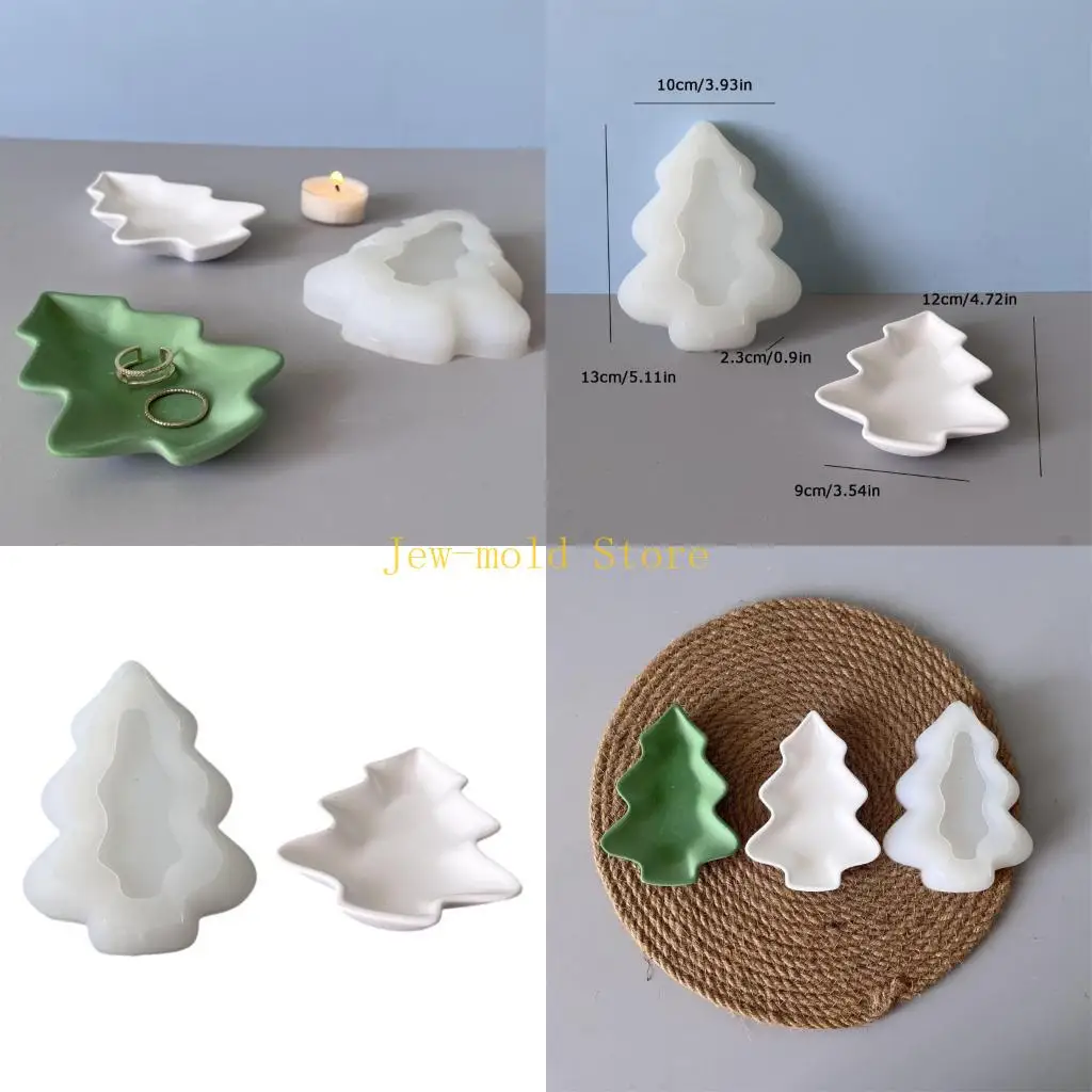 

C71B Holiday Themed Silicone Mold Christmas Tree Multi Purpose For Resin Art Making Craft Projects
