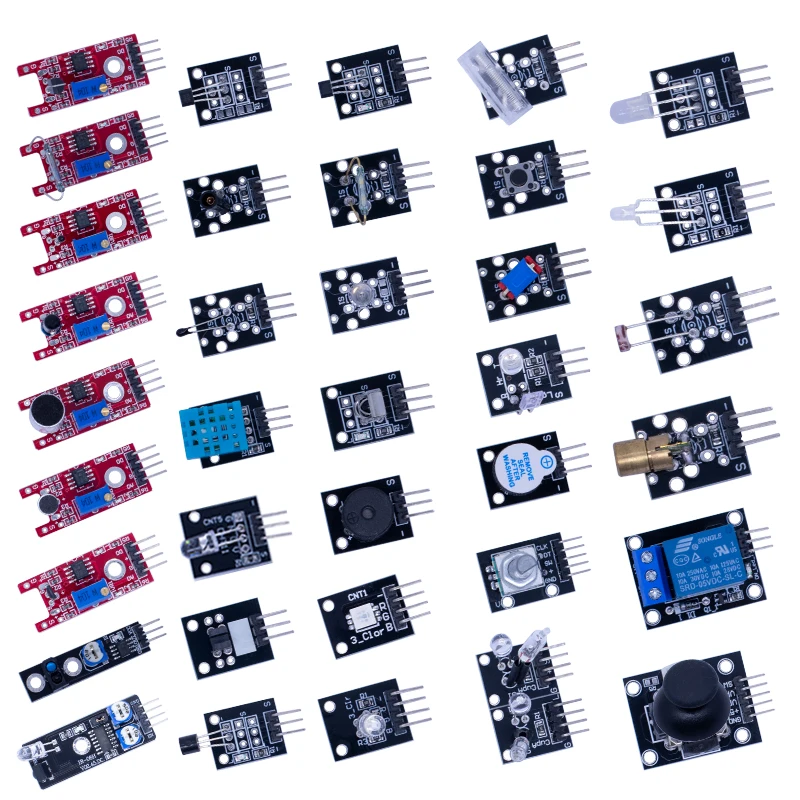 45 in 1 Sensors Modules Starter Kit better than 37in1 sensor kit 37 in 1 Sensor Kit UNO R3 MEGA2560 laboratory For arduino