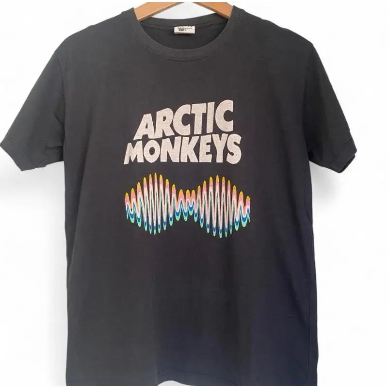 Rare Arctic Monkeys Sound Waves T Shirt S Black 2018 Tour Band Concert Music