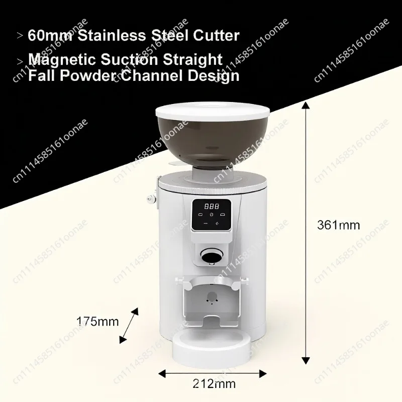 Household Car Outdoor Commercial Smart Electric Burr Coffee Grinder Stainless Steel Bean Cup