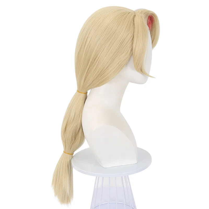 Peluca de Cosplay Hell Inn Charlie Momningstar Cornsilk