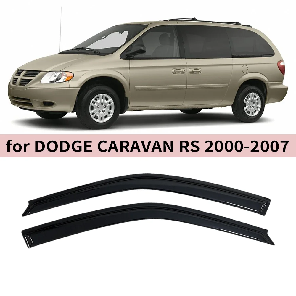 

Window Visor for Dodge CARAVAN NS RS 1996-2000 2001 2002 2003 2004 2005 2006 2007 Wind Deflectors Rain Guards Door Vent Shades