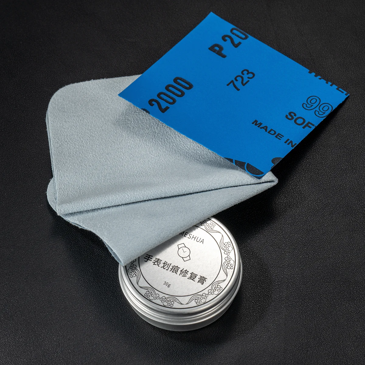 مزيل الخدوش ساعة معدنية مجوهرات تلميع كريم تلميع أدوات معدنية محمولة إيفا ساعة واحدة صندوق تخزين منظم #5