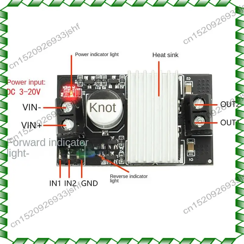 -BOFF 10A DC Motor Drive Module Forward And Reverse PWM Speed Regulation Dimming 3-20V Low Voltage High Current Module