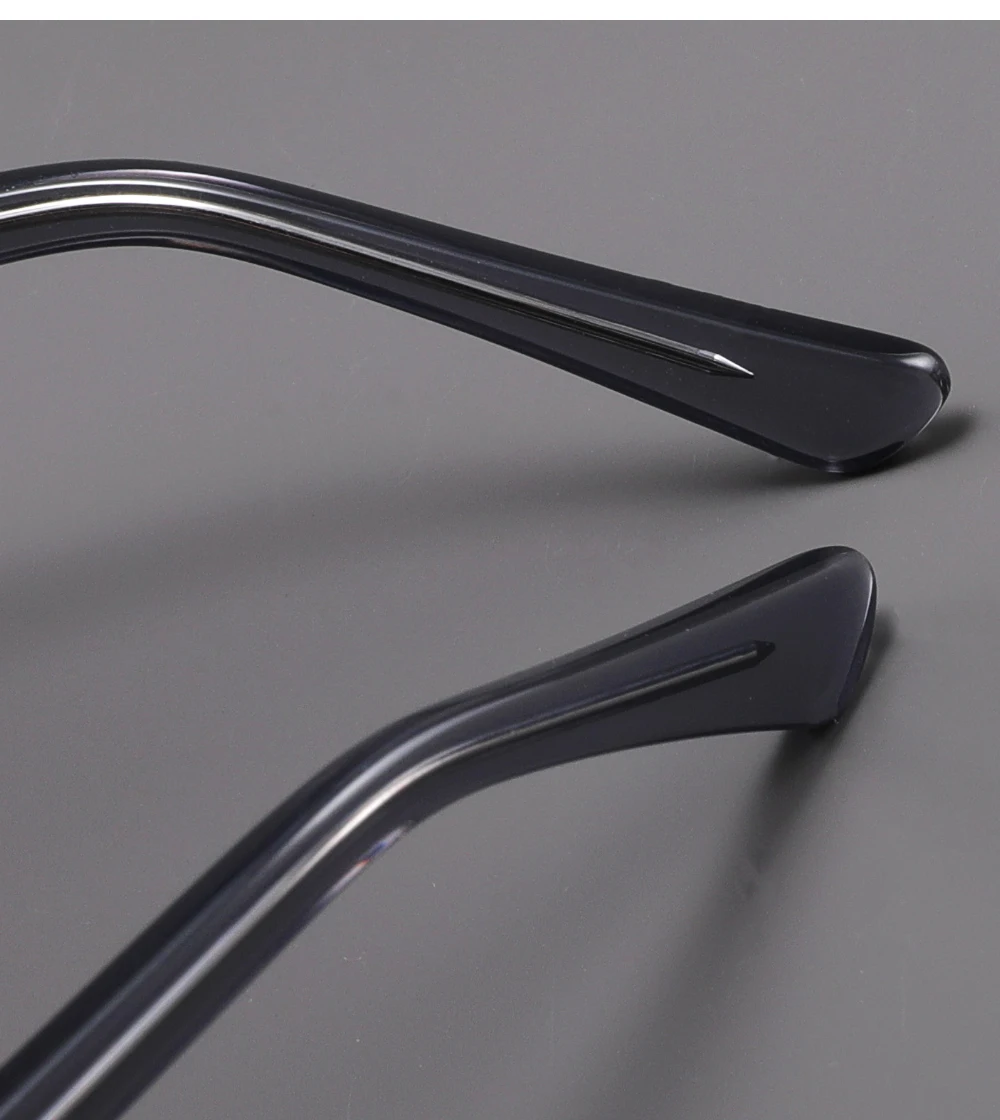 Pilotenbrille aus Acetat mit großem Rahmen für Herren, individuelle Korrektionsbrille, Persönlichkeits-Lesebrille, modische Brille – Detail 7