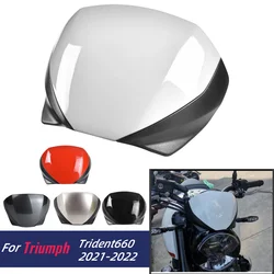 Motorcycle Windshield Windscreen For Triumph Trident660 2021 2022 2023 Air Wind Deflectors Front Screen Shield Accessories
