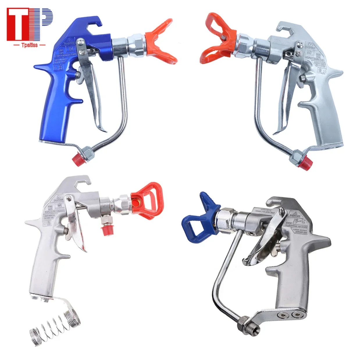 Tpaitlss High Pressure Airless Sprayer Gun 5000psi 241705 and 243283 and 248157 with Guard for Airless Paint Sprayer