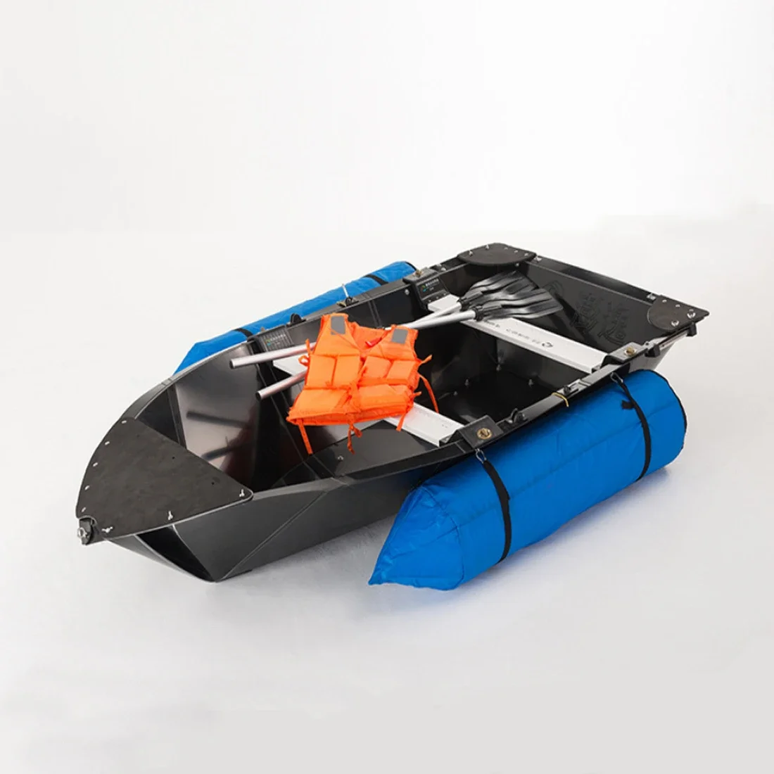 3.2m Portable Folding Boat Luya Fishing  Boat 2/4/6 Person High Speed Hard Bottom Assault Boat