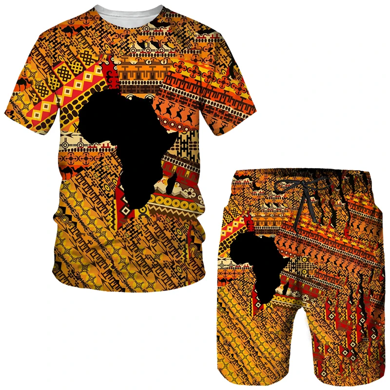 Set Kaos dan Celana Pria Motif Bunga Cetak 3D, Pakaian Olahraga Kasual Musim Panas, Seragam Pasangan, Campuran Sutra Susu Poliester