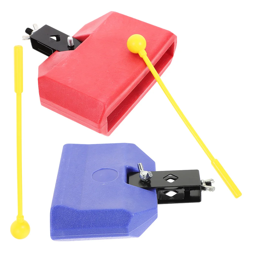 

2Sets Drum Mounting Bracket for Kids Percussion Instrument Finger Castanets Beginner Drum Set Precision Jam Block Practice Tip