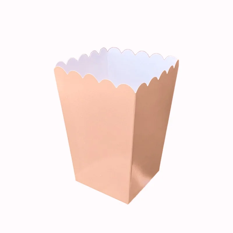 12 قطعة من صناديق الفشار الورقية لحفلات الزفاف وأعياد الميلاد والاحتفالات - ديكور أنيق ومتين