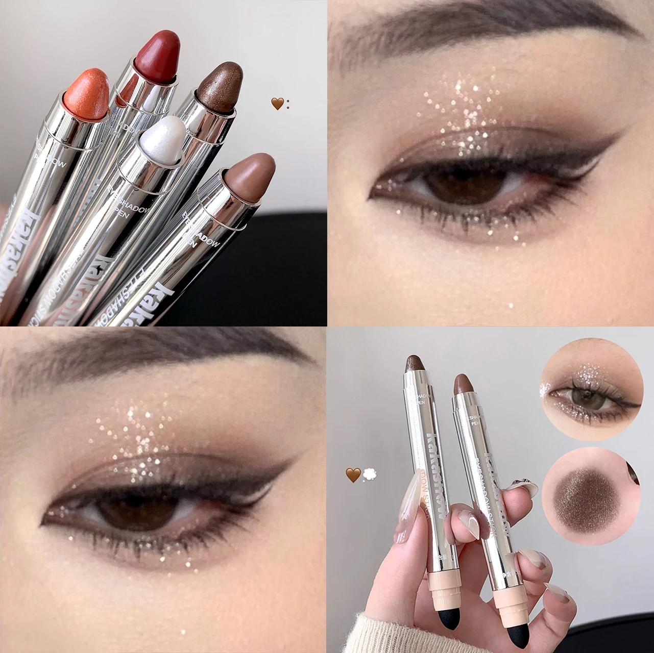 Ahşap Kahverengi Kırmızı Göz F - Eyeshadow Glitter Pigment incelemesi ve fiyatı