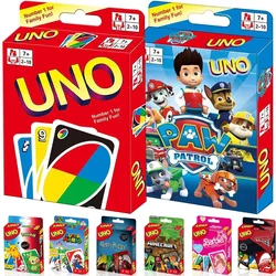 UNO FLIP! Pokemon Board Game Anime Cartoon Pikachu Figure Pattern Family Funny Entertainment uno Cards Games Christmas Gifts