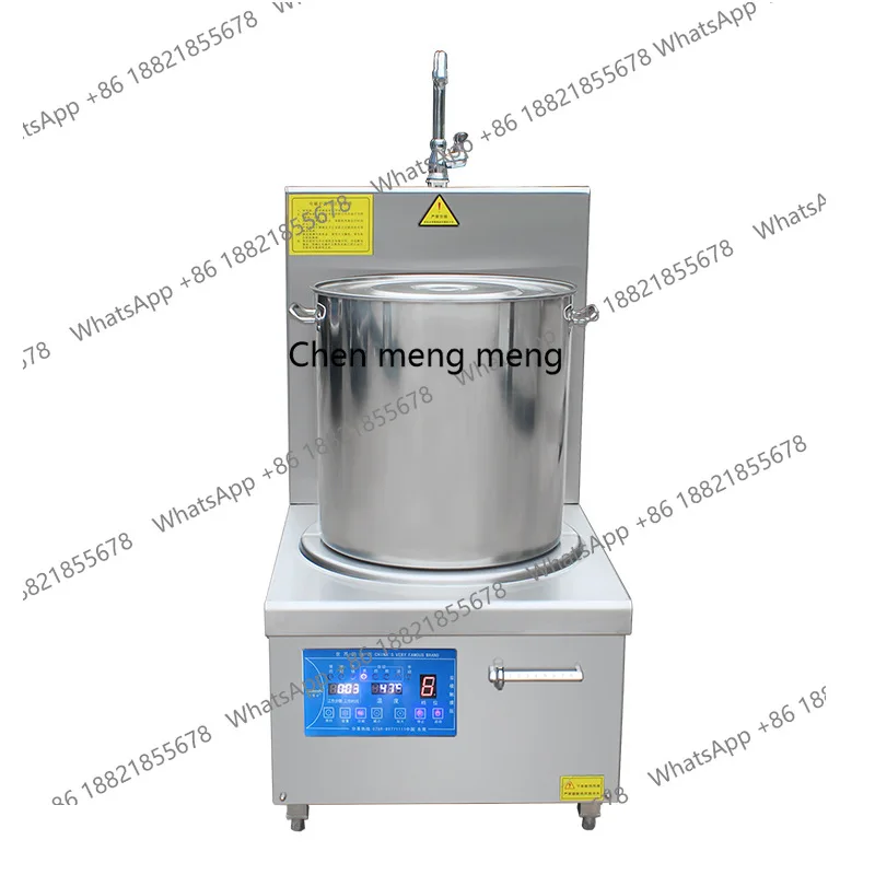 

Canteen intelligent soup stove, commercial electromagnetic single-head low catering electric heating kitchen equipment factory