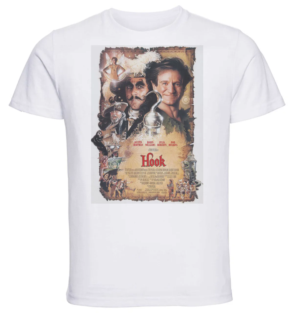 

T-shirt Unisex - White - Playbill Film - Hook