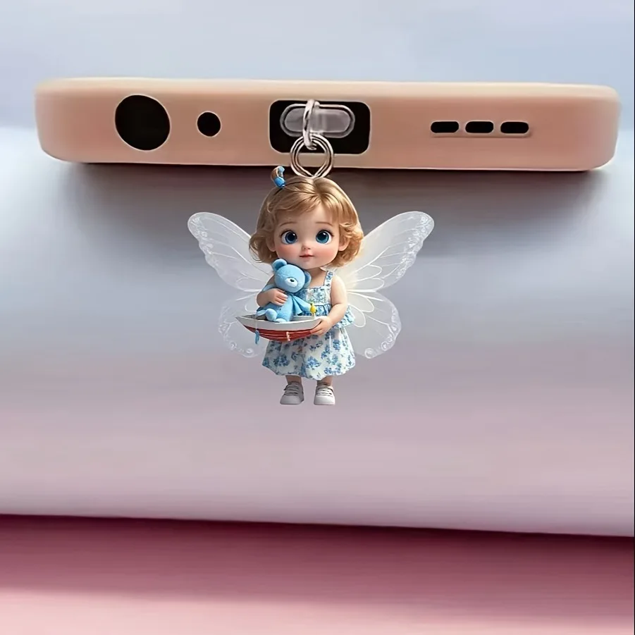 Iphone Connector Dust Plug Pink Phone Dust Plug Type-C Dust Plug High Quality For Mobile Devices Phone Connector Android Phones