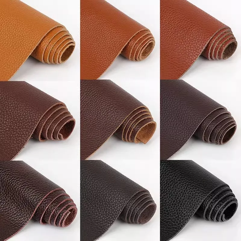 New Genuine leather Vegetable Tanned Cowhide Material Fabric Piece Leather Wallet handbag shoes DIY Leathercraft Accessories