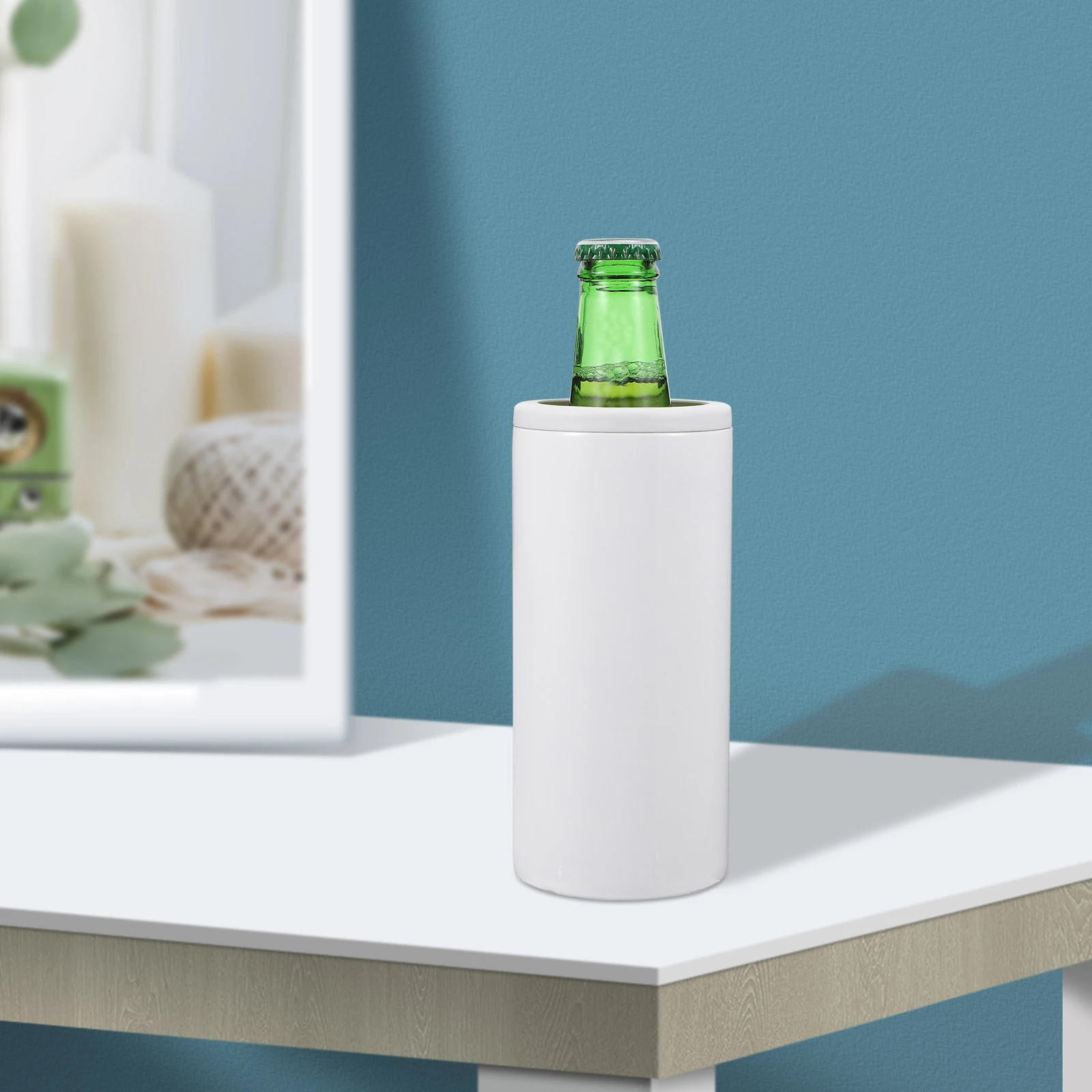 

Stainless Steel Beer Bottle Cover 12 Oz Insulated Mug for Cold and Heat Retention Non Slip Bottom Beer Holder