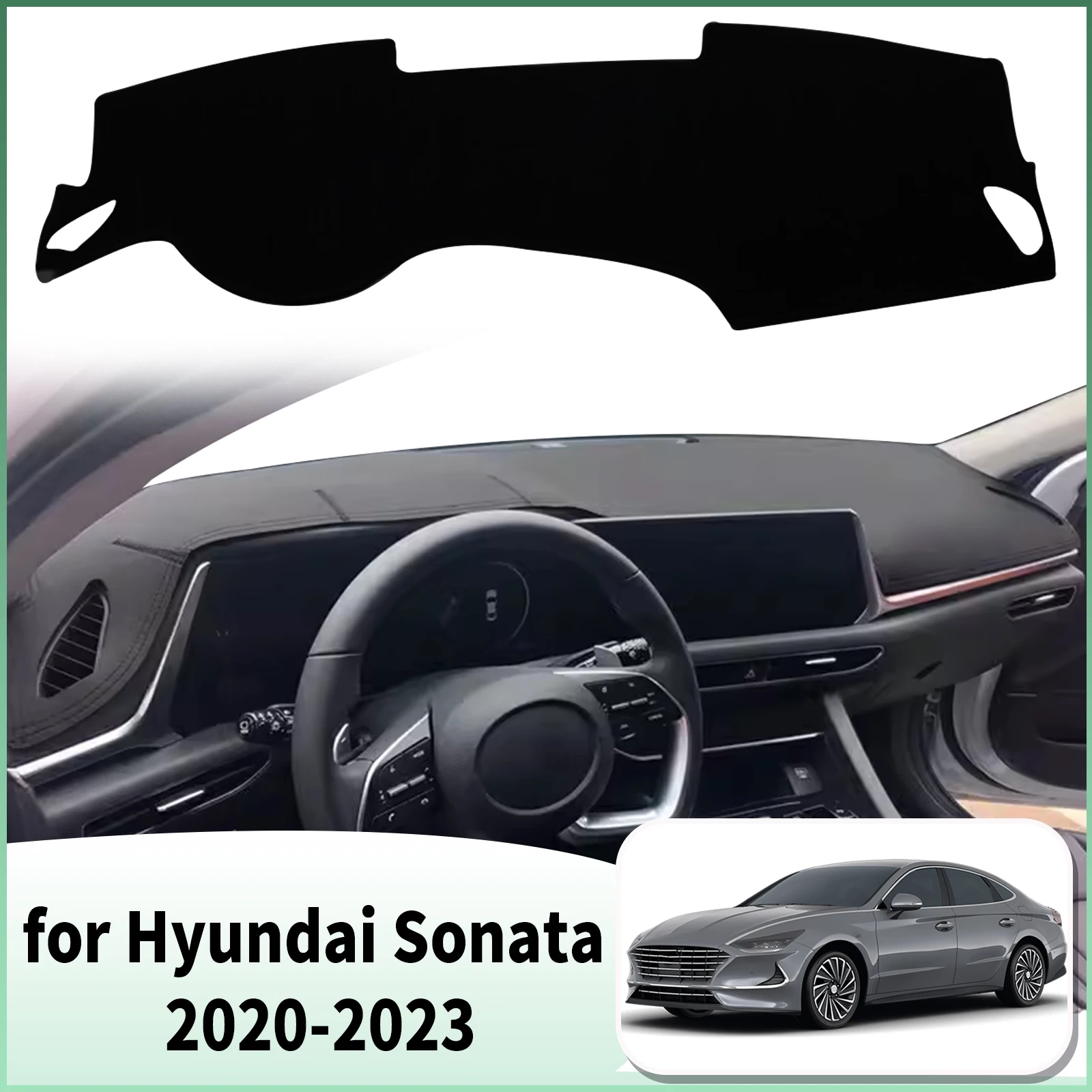 

for Hyundai Sonata 2020-2023 DN8 N-line Special Customized Dashboard Cover Anti‑Glare Sunshade Pad Dash Mat Interior Accessories